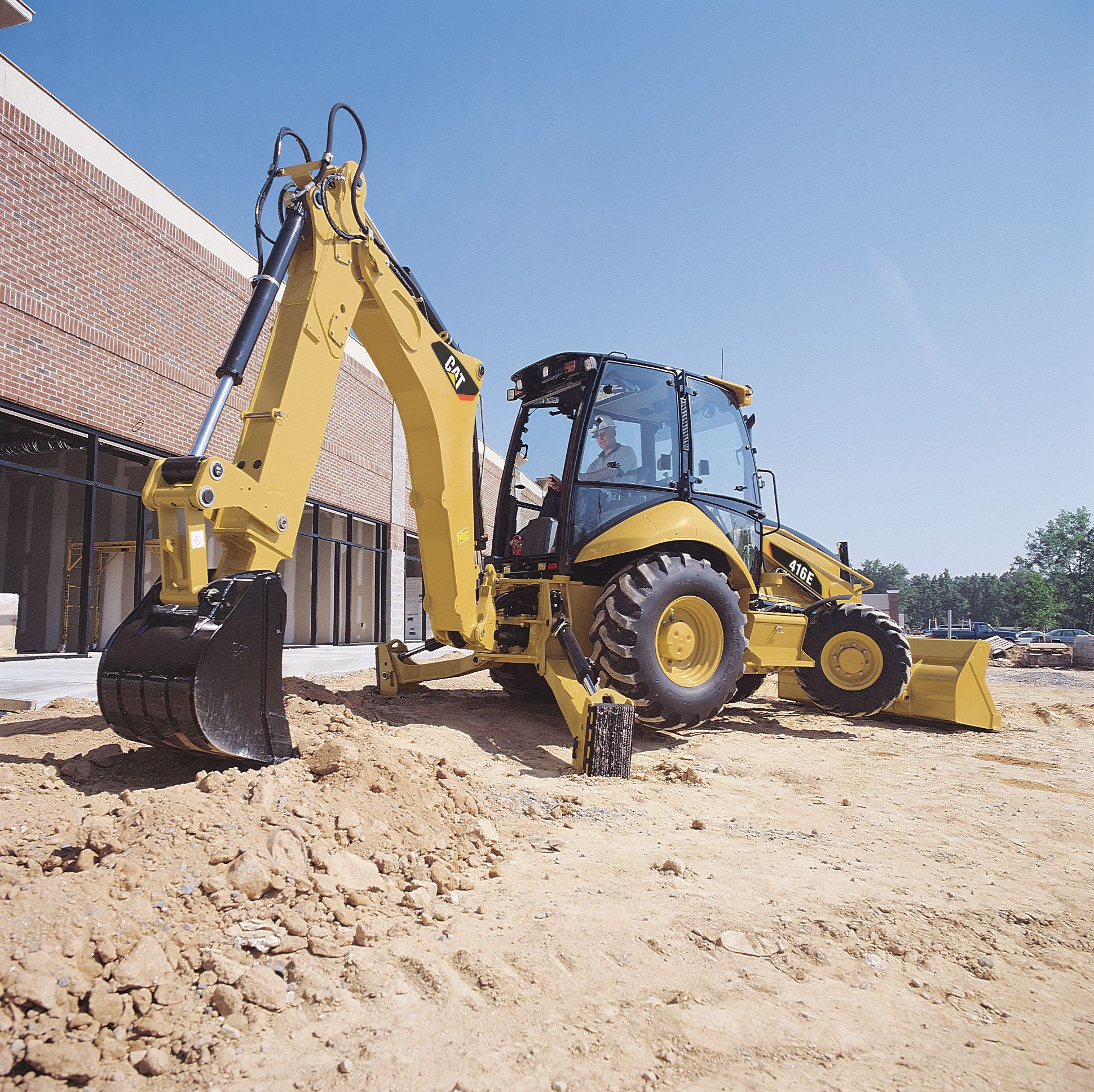 Retroexcavadora Caterpillar 416E